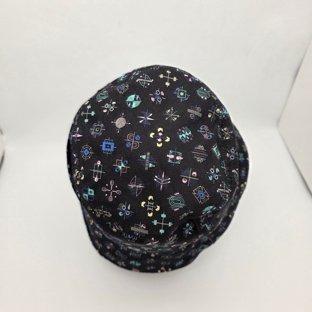 Paris 2024 Olympics Official Reversible Bucket‎ Hat Unisex Blue Black Geometric - Picture 6 of 14